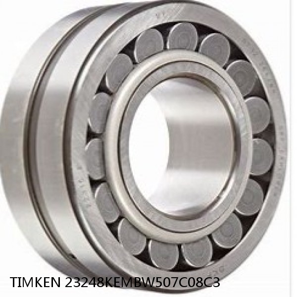 23248KEMBW507C08C3 TIMKEN Spherical Roller Bearings Steel Cage
