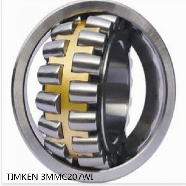 3MMC207WI TIMKEN Spherical Roller Bearings Brass Cage