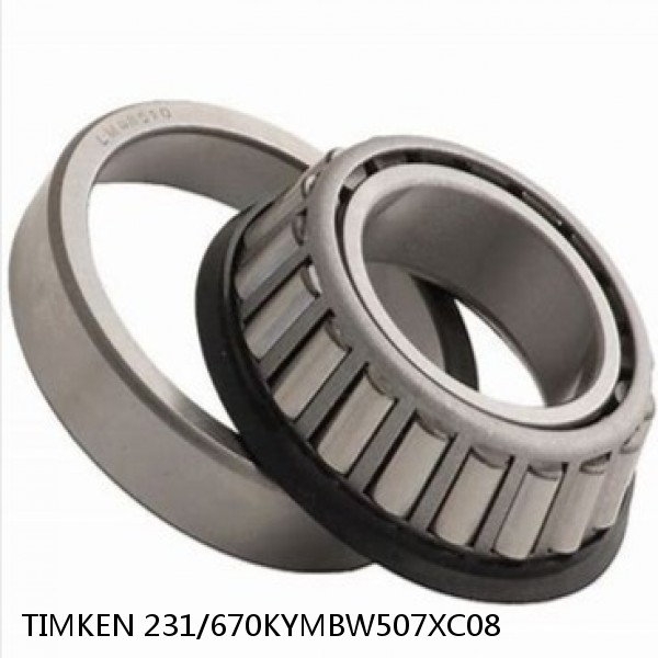 231/670KYMBW507XC08 TIMKEN Tapered Roller Bearings Tapered Single Imperial
