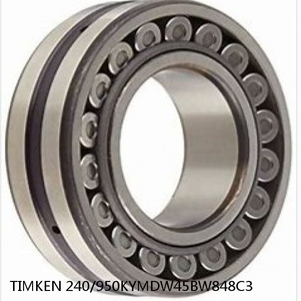 240/950KYMDW45BW848C3 TIMKEN Spherical Roller Bearings Steel Cage #1 image