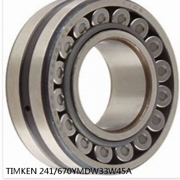 241/670YMDW33W45A TIMKEN Spherical Roller Bearings Steel Cage #1 image