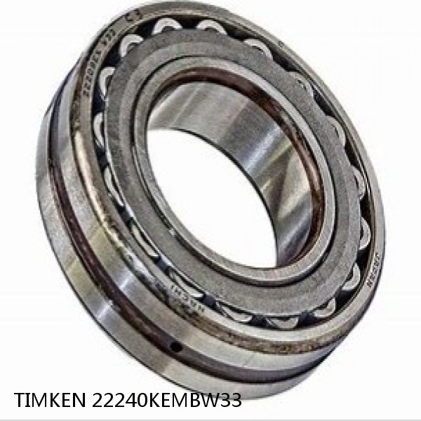 22240KEMBW33 TIMKEN Spherical Roller Bearings Steel Cage #1 image